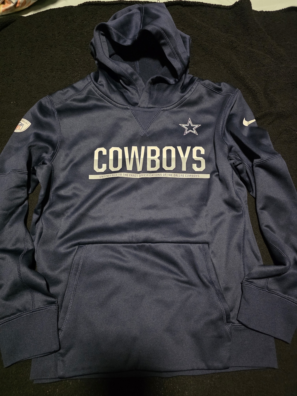 Nike Dallas Cowboys Youth Navy Pullover Hoodie